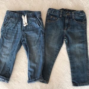 Set of Toddler Jeans Size 2T Gap & Wrangler
